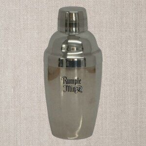 Rumple Minze 6 Oz. Shaker Cocktail Mixer Barware 3 Pc Tumbler Stainless Steel